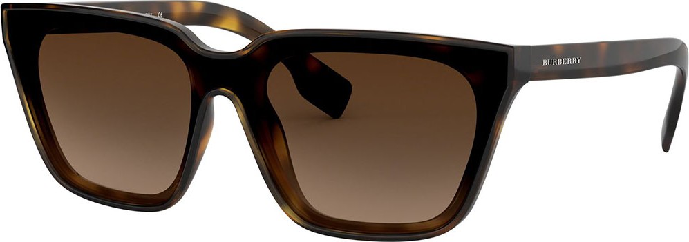 Burberry London England Square Monochromatic Sunglasses