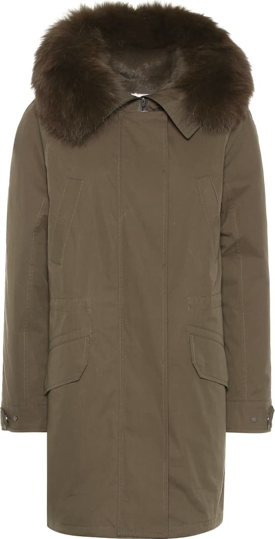 Army By Yves Salomon Fur-trimmed parka