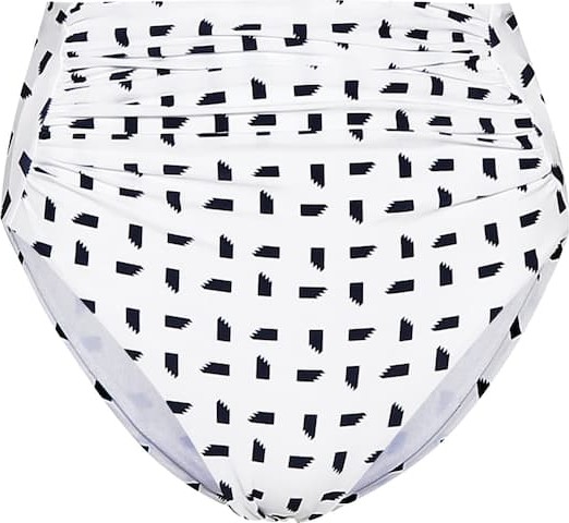 Self Portrait Sail high-rise bikini bottoms