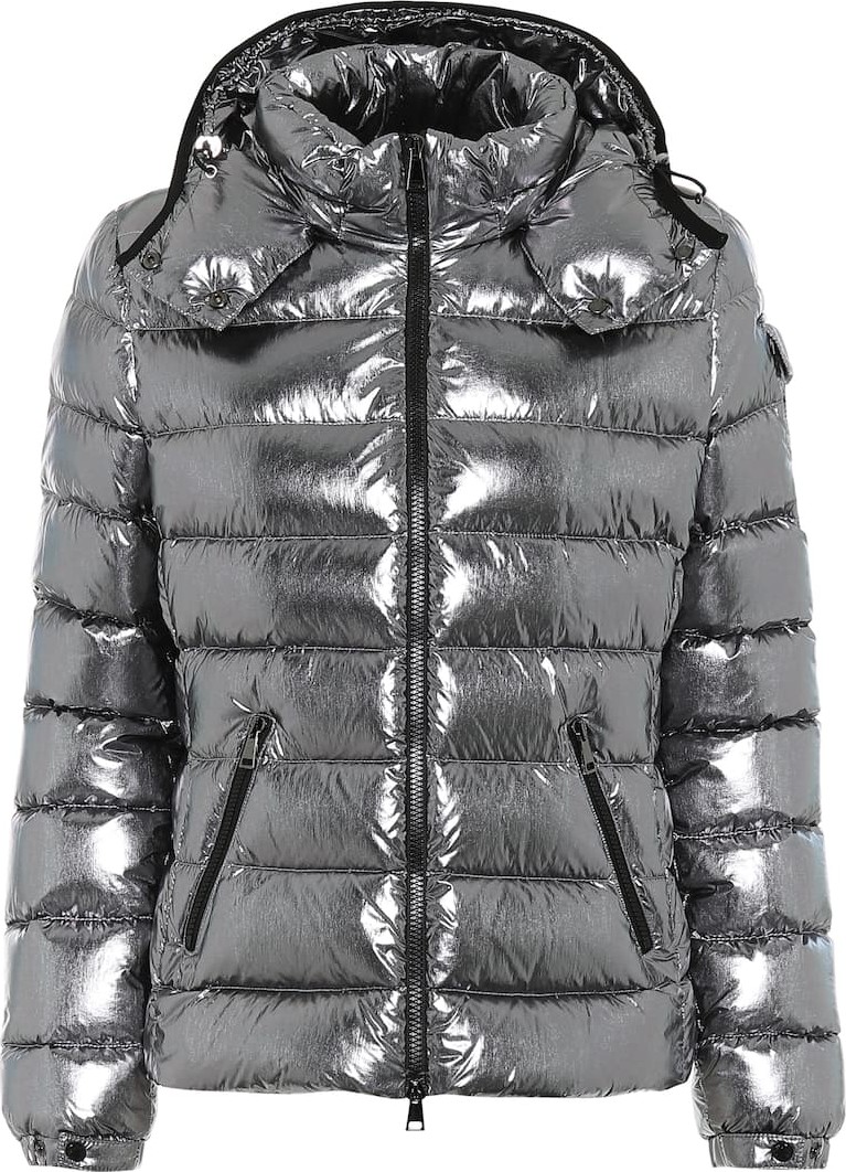 Moncler Bady metallic down jacket