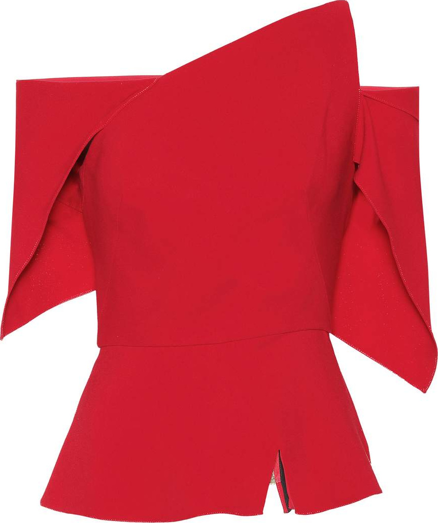 Roland Mouret Scott crêpe top
