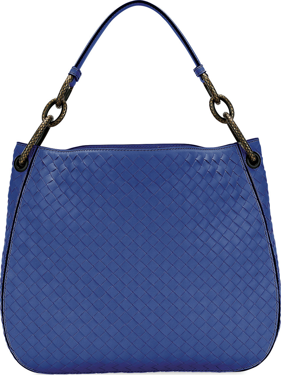 Bottega Veneta Small Loop Intrecciato Woven Hobo Bag