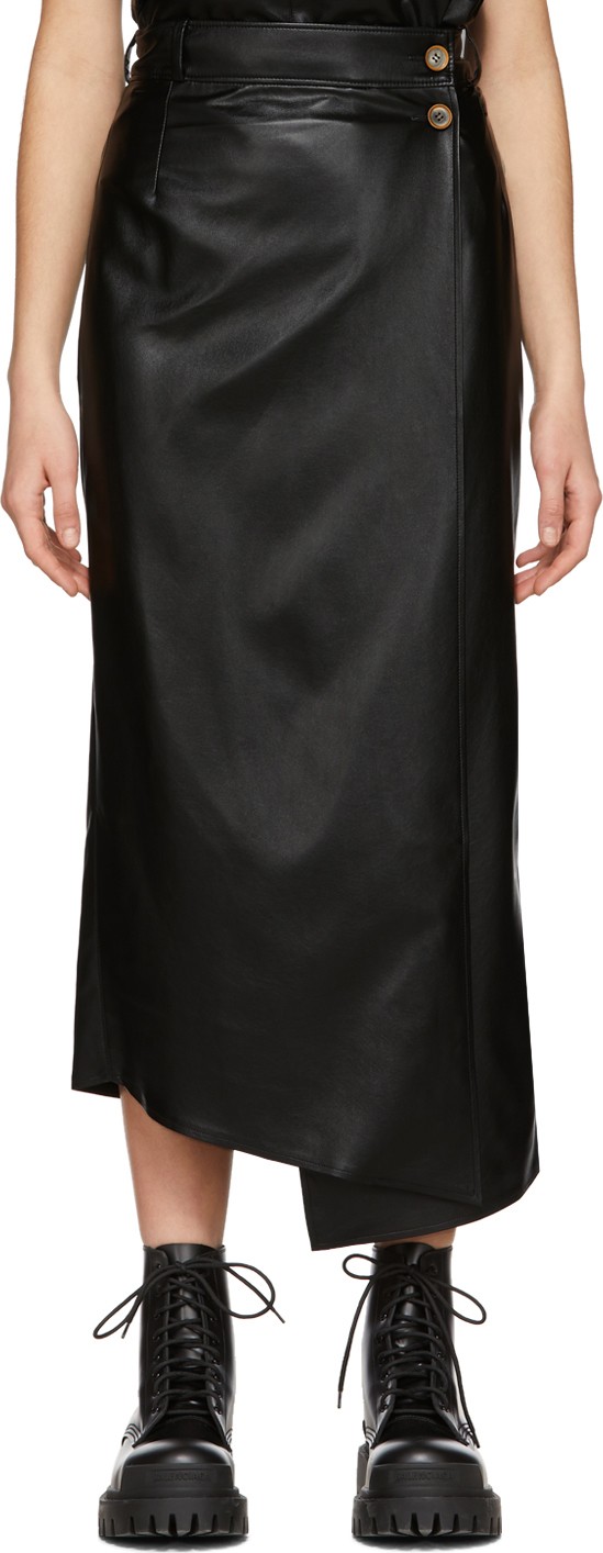 Aeron Black Lucilla Wrap Skirt