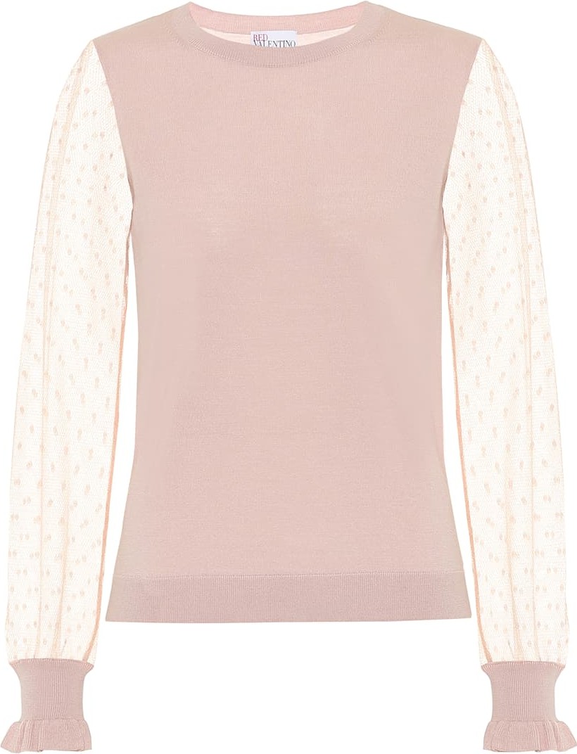 RED Valentino Wool and silk sweater