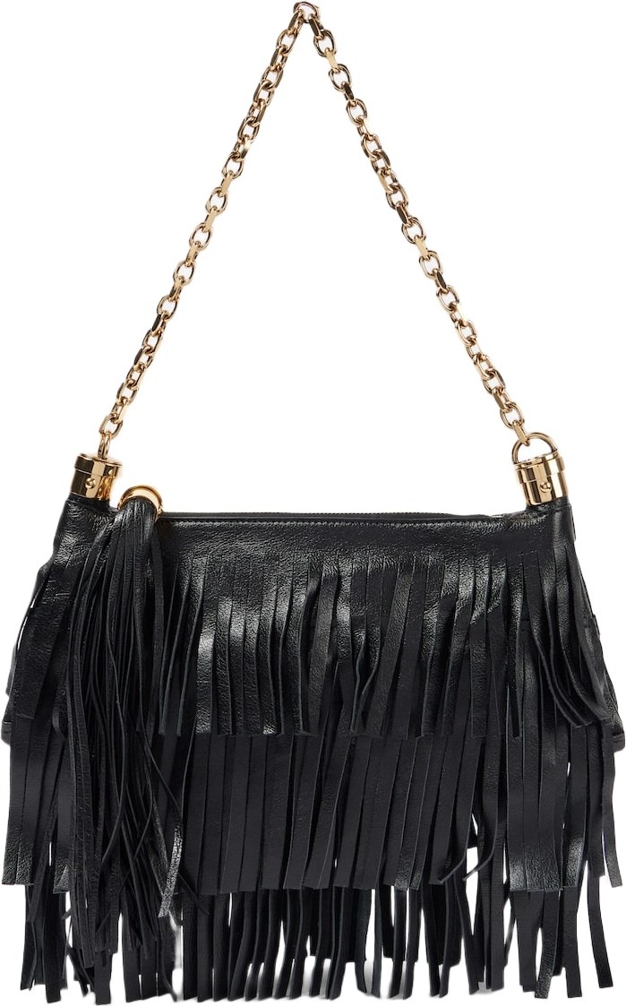 Chloe - Chloé Foulard fringed leather shoulder bag