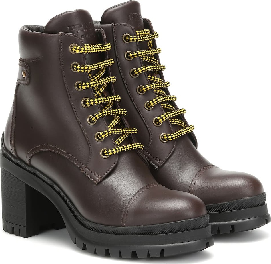 Prada Leather ankle boot