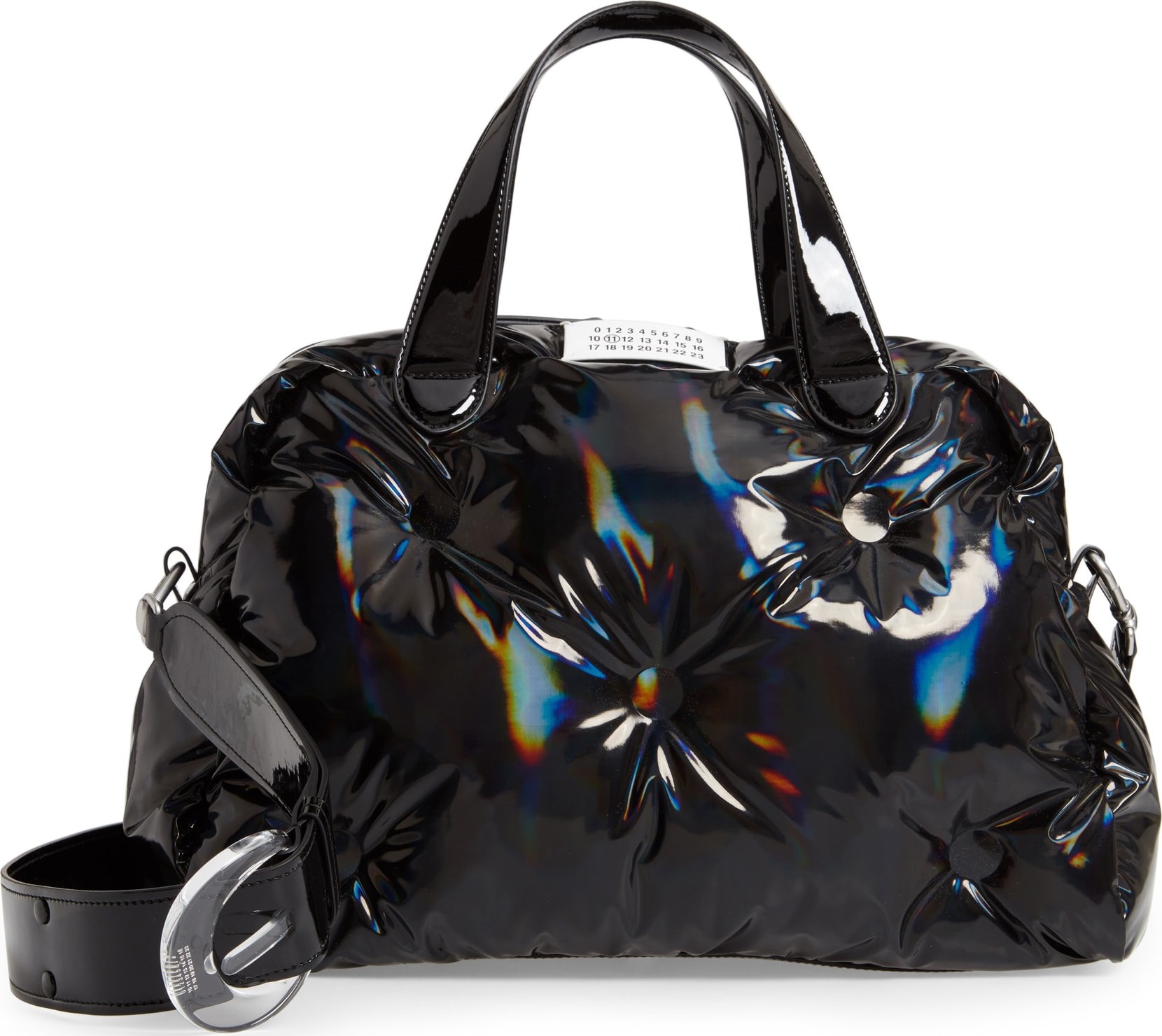 Maison Margiela Glam Slam Faux Leather Satchel