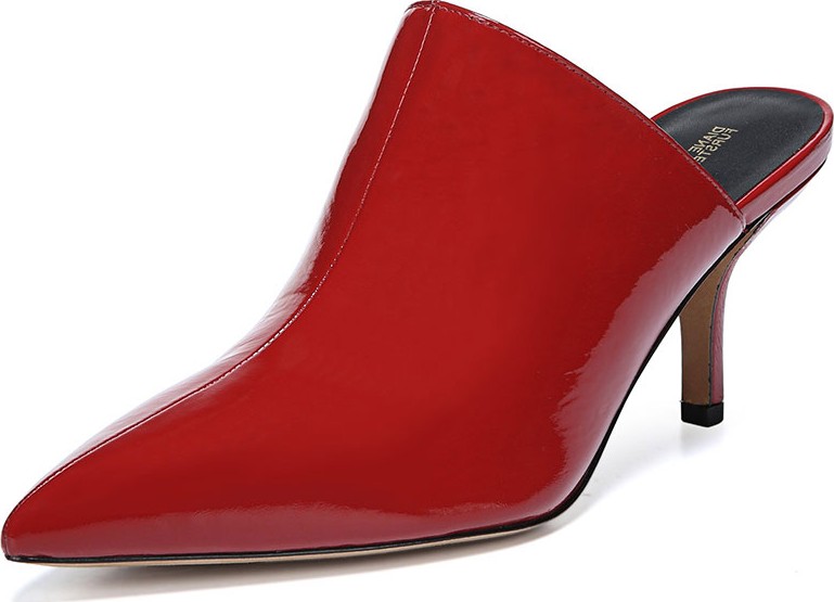 DIANE von FURSTENBERG Mikaila Patent Pointed Mules