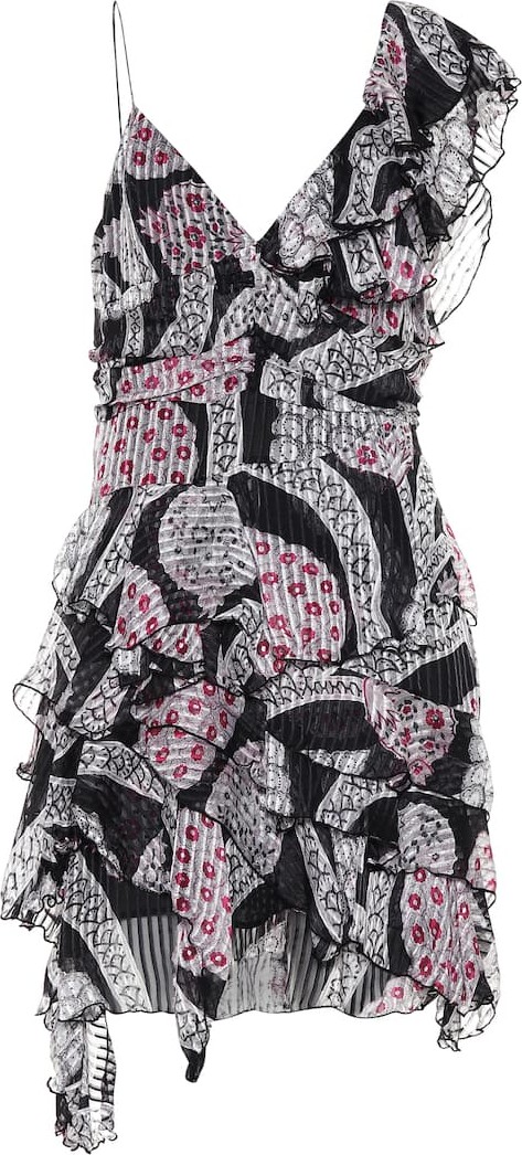 Isabel Marant Enta printed silk minidress