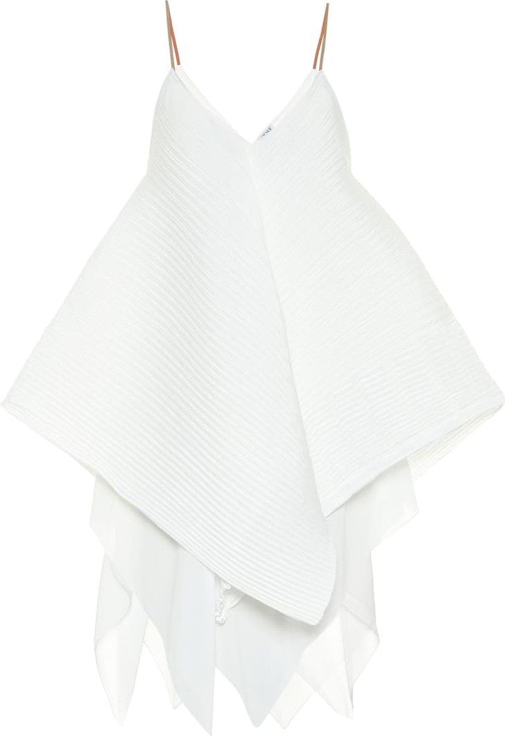 LOEWE Ribbed asymmetrical top