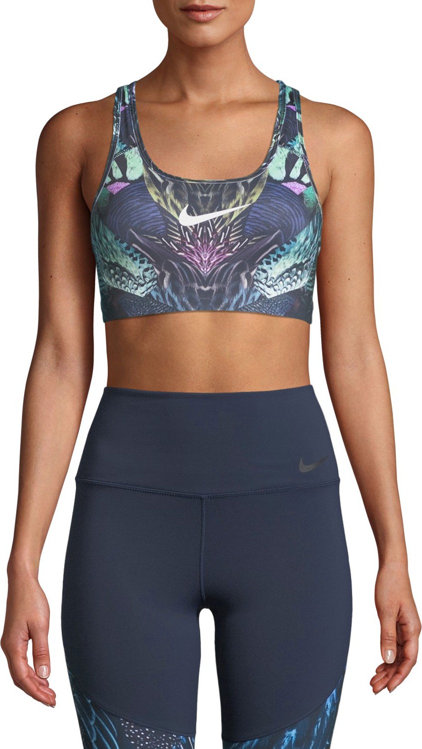 Nike Swoosh Printed Mid-Impact Sports Bra Nike Swoosh Printed Mid-Impact Sports Bra