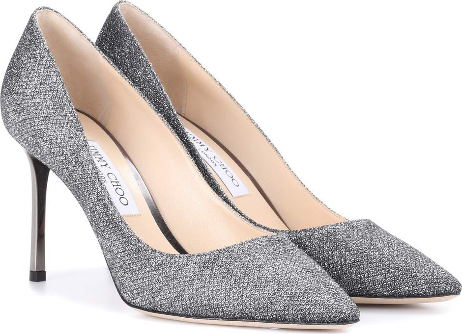 Jimmy Choo Romy 85 glitter pumps