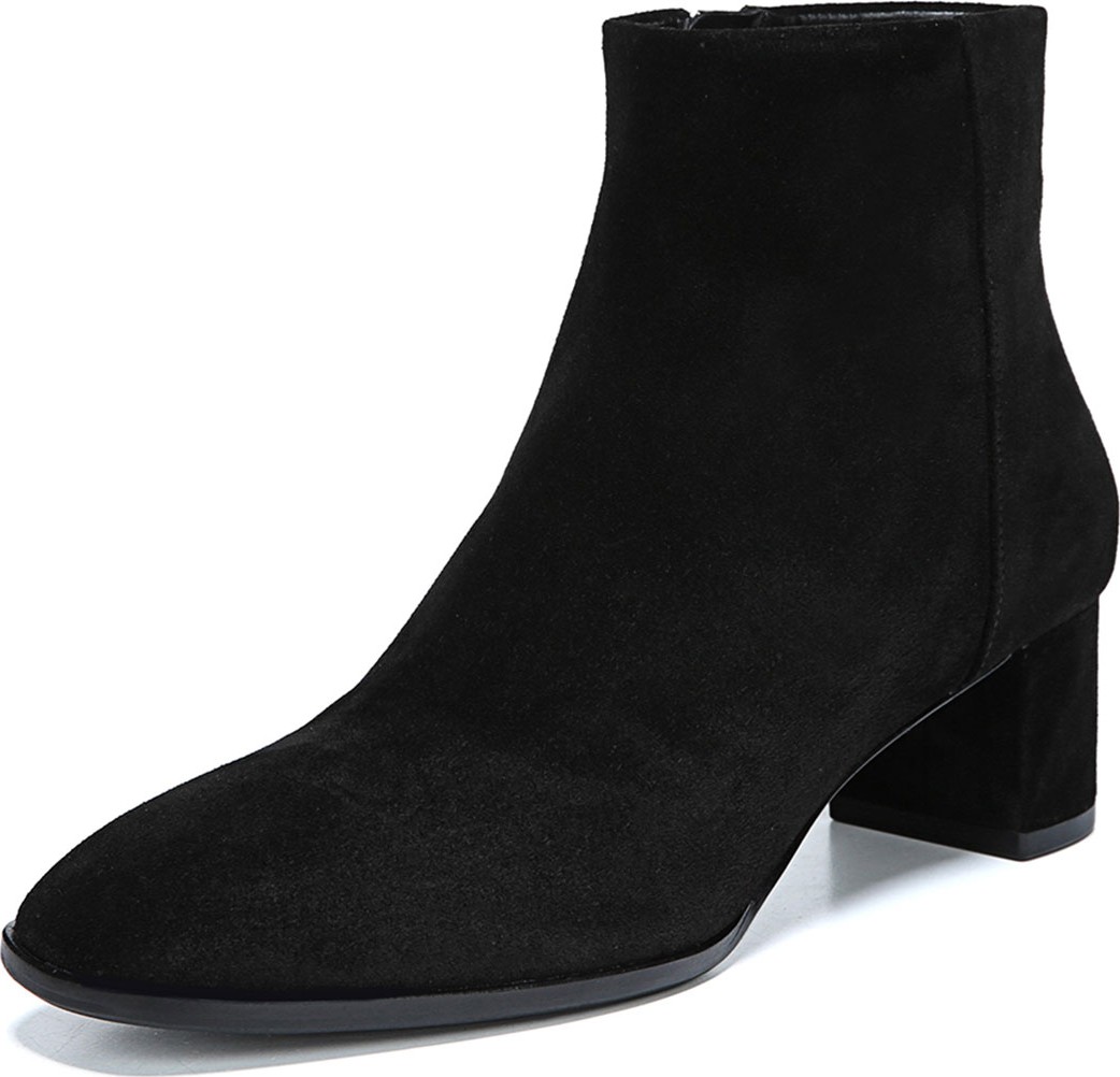 Via Spiga Vail Sport Suede Zip Booties