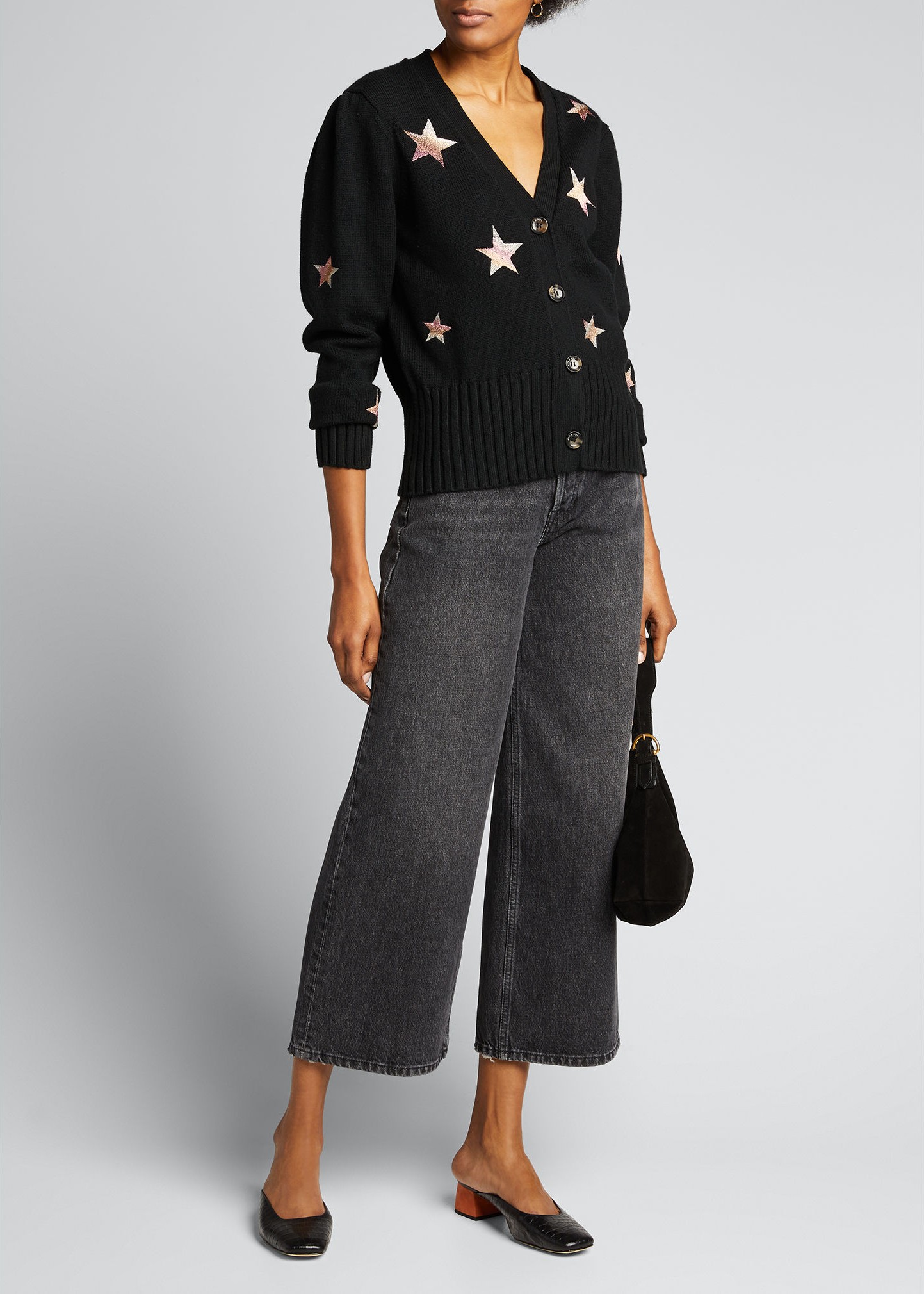 Cinq A Sept Morgan Star-Print Cardigan