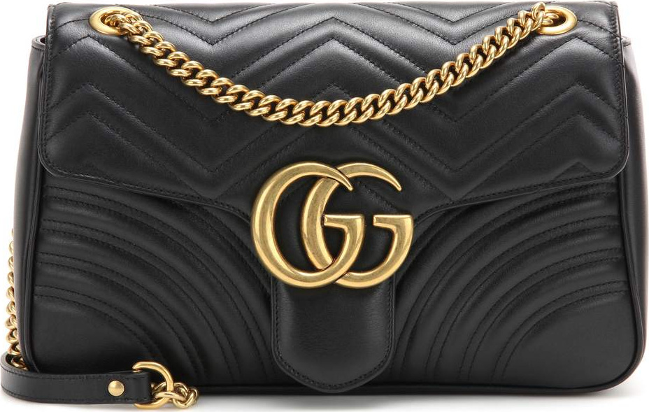 Gucci GG Marmont Medium matelassé leather shoulder bag