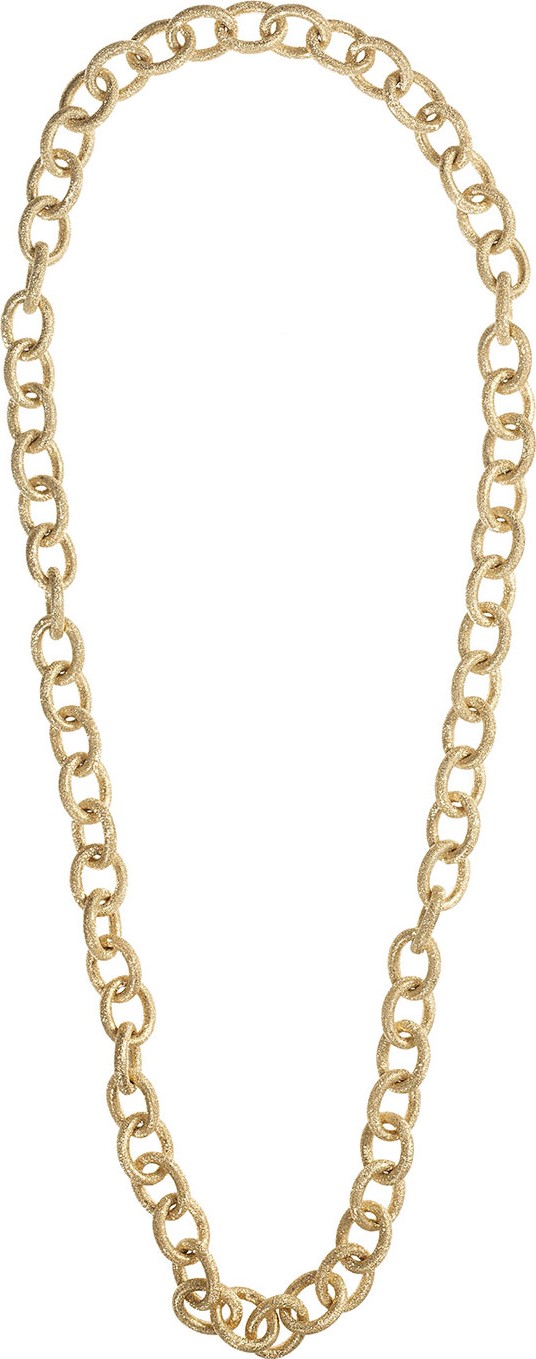 Carolina Bucci 18k Gold Florentine Finish Links Necklace