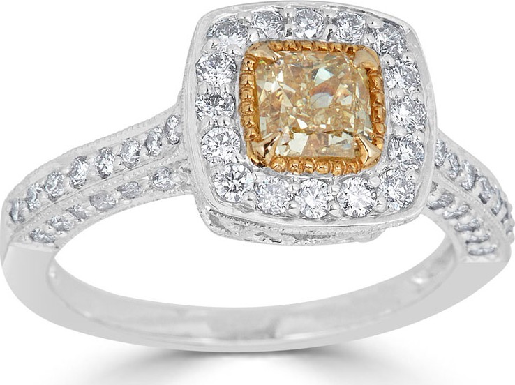 ZYDO Limoncello 18k Gold & 2-Tone Yellow Diamond Ring