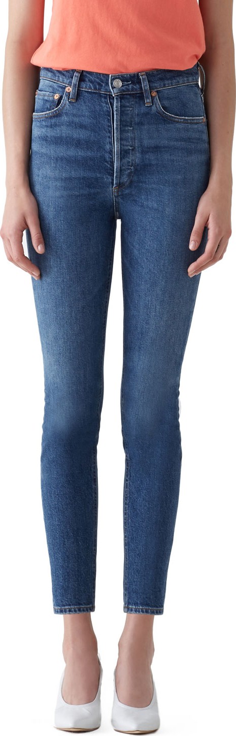 Agolde Nico Slim-Fit High-Rise Jeans