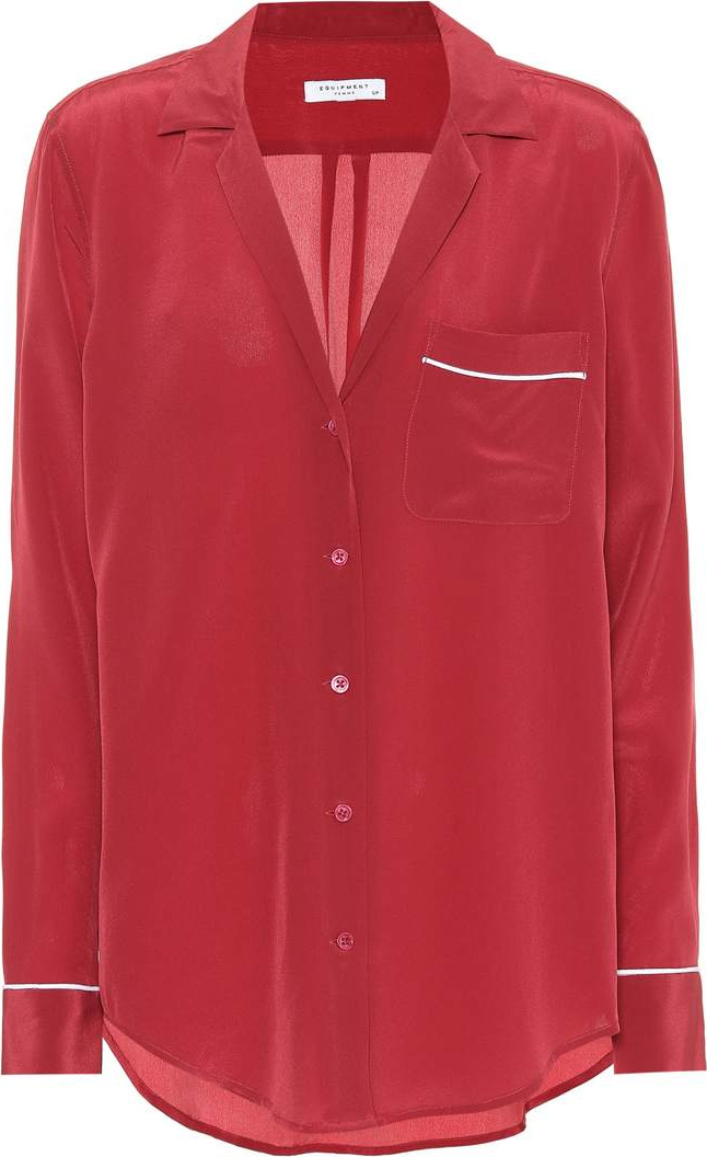 Equipment Kiera silk pajama shirt