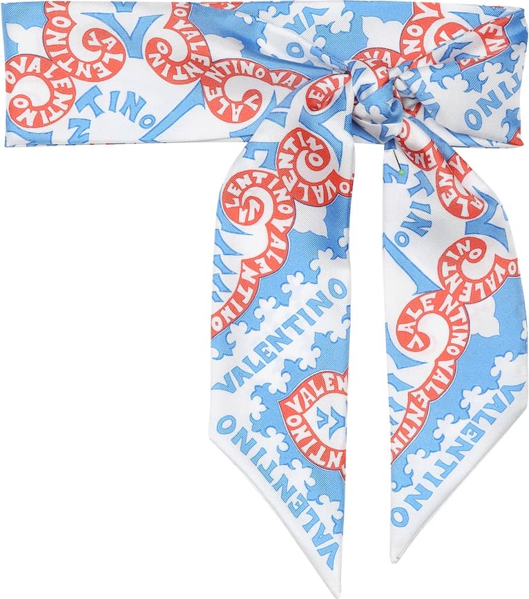 Valentino Exclusive to Mytheresa – Printed silk-twill scarf