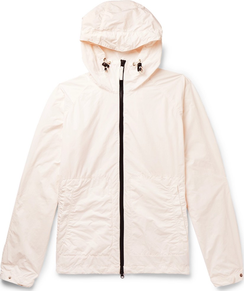Aspesi Garment-Dyed Shell Hooded Jacket