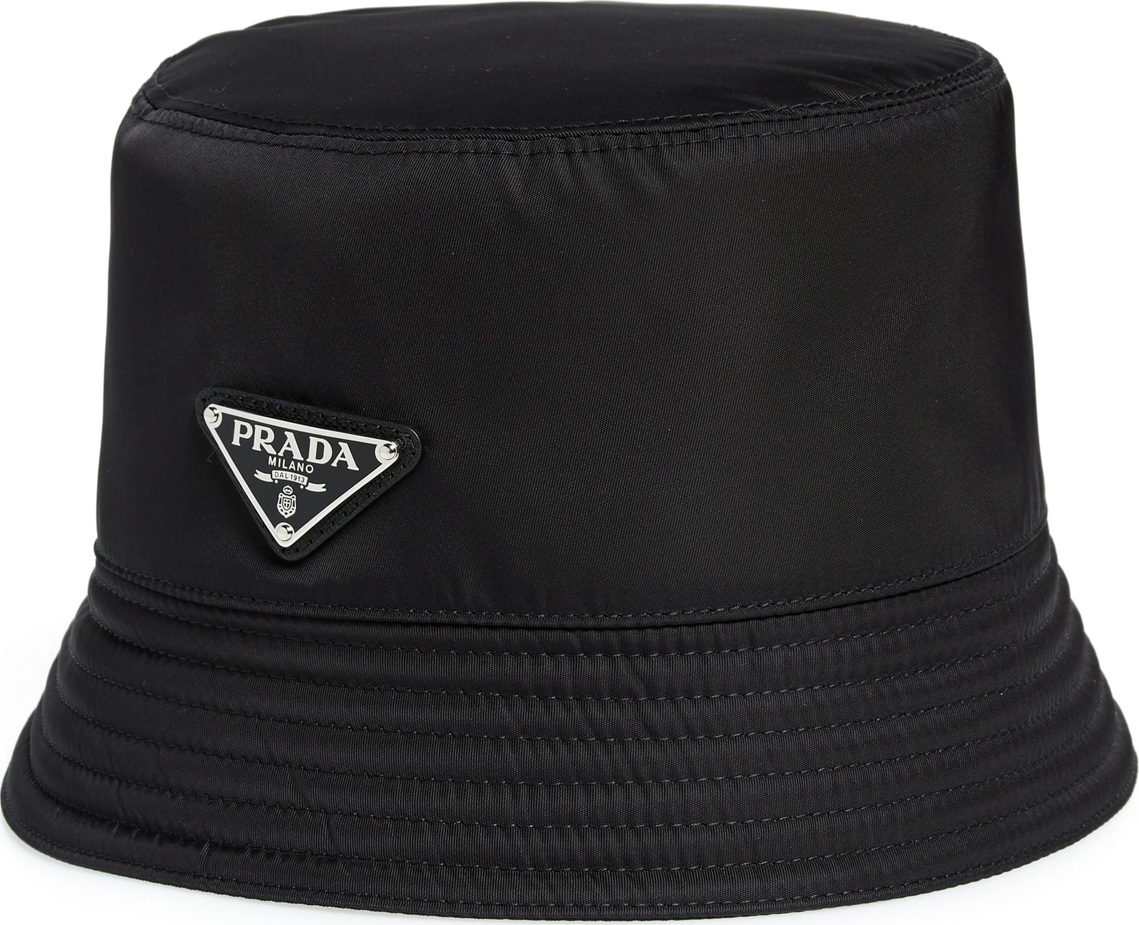 Prada Tessuto Triangolo Nylon Bucket Hat Prada Tessuto Triangolo Nylon Bucket Hat