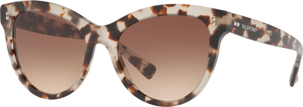 Valentino Acetate Rockstud Cat-Eye Sunglasses