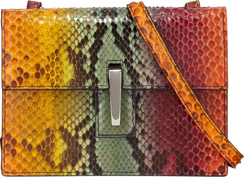 Hayward Soft Mini Python Clutch Bag