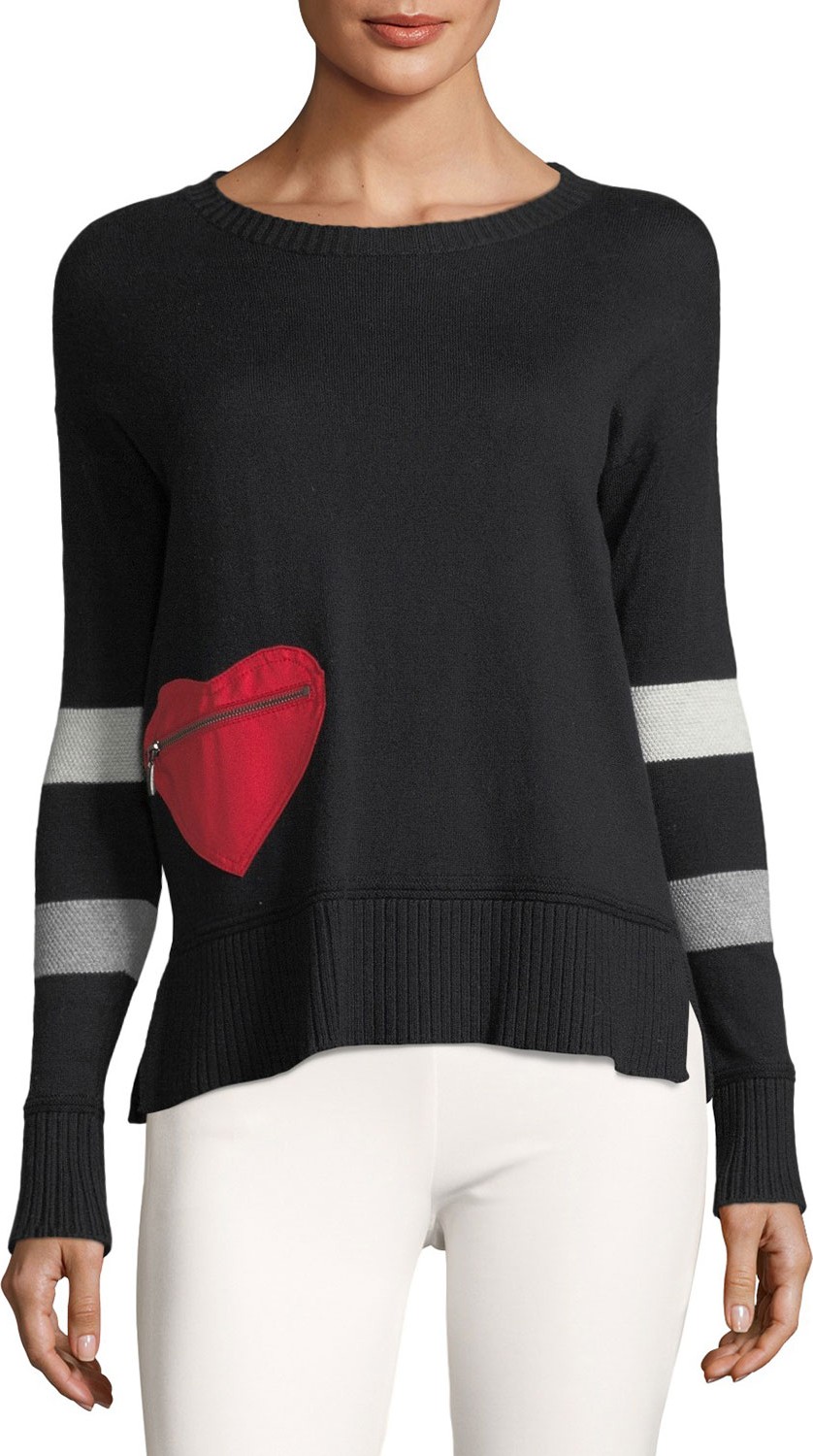 Lisa Todd Heartthrob Cotton-Cashmere Sweater