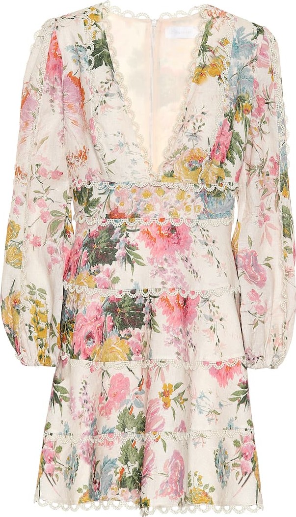 Zimmermann Heathers floral linen dress