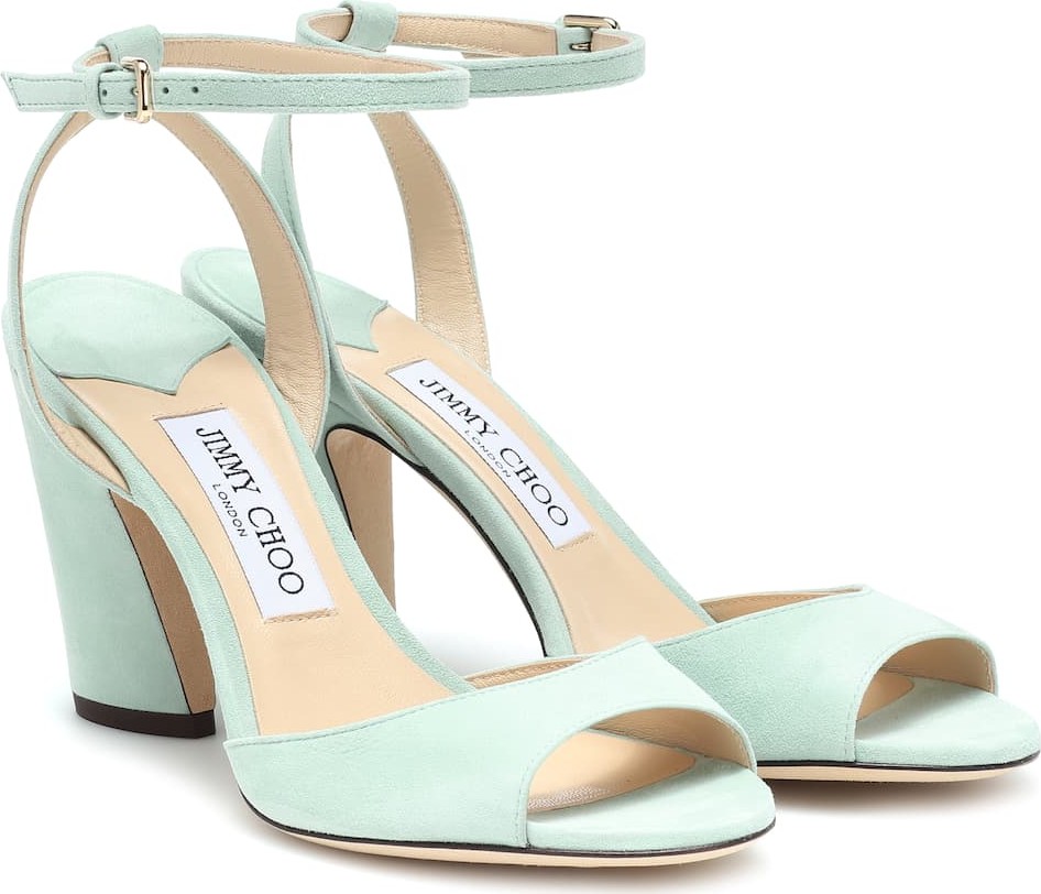 Jimmy Choo Miranda 85 suede sandals