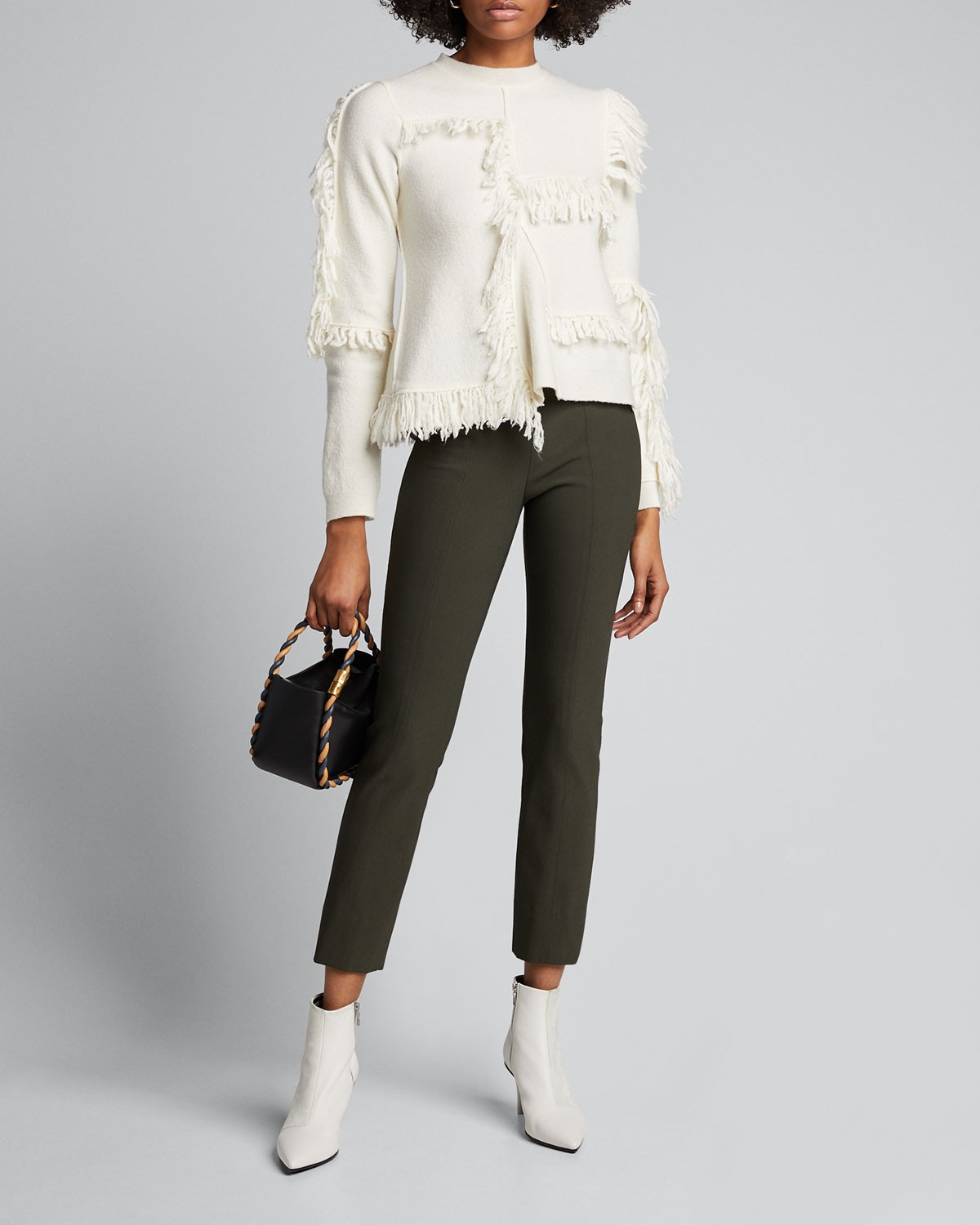 Vince Stitch-Front Leggings