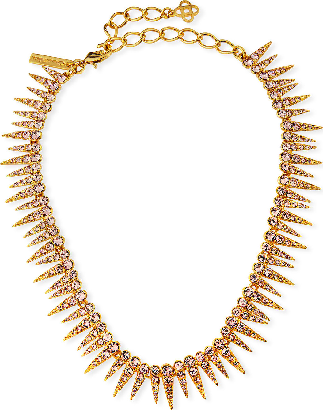 Oscar De La Renta Crystal Sea Urchin Necklace