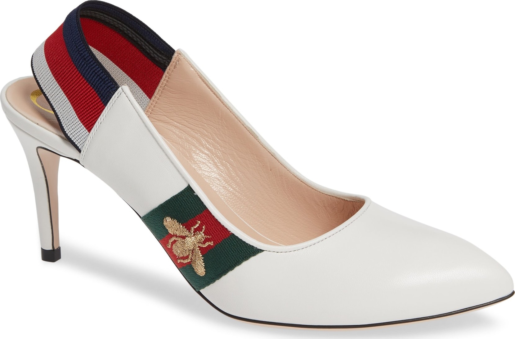 Gucci Sylvie Bee Slingback Pump