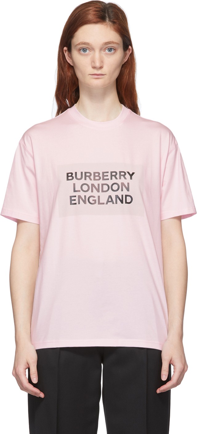 Burberry London England Pink Logo Ariana T-Shirt