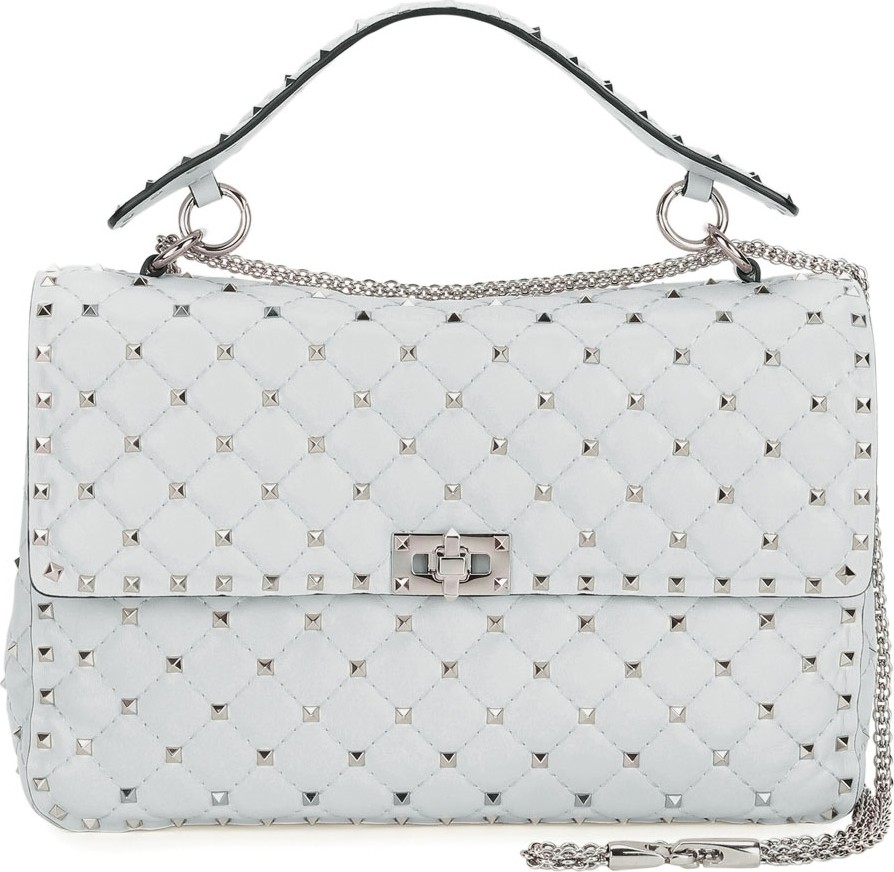 Valentino Rockstud Spike Medium Quilted Shoulder Bag