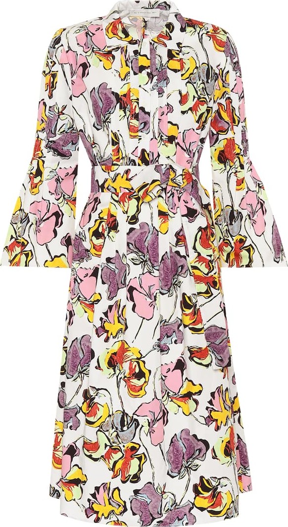 Etro Printed cotton midi dress