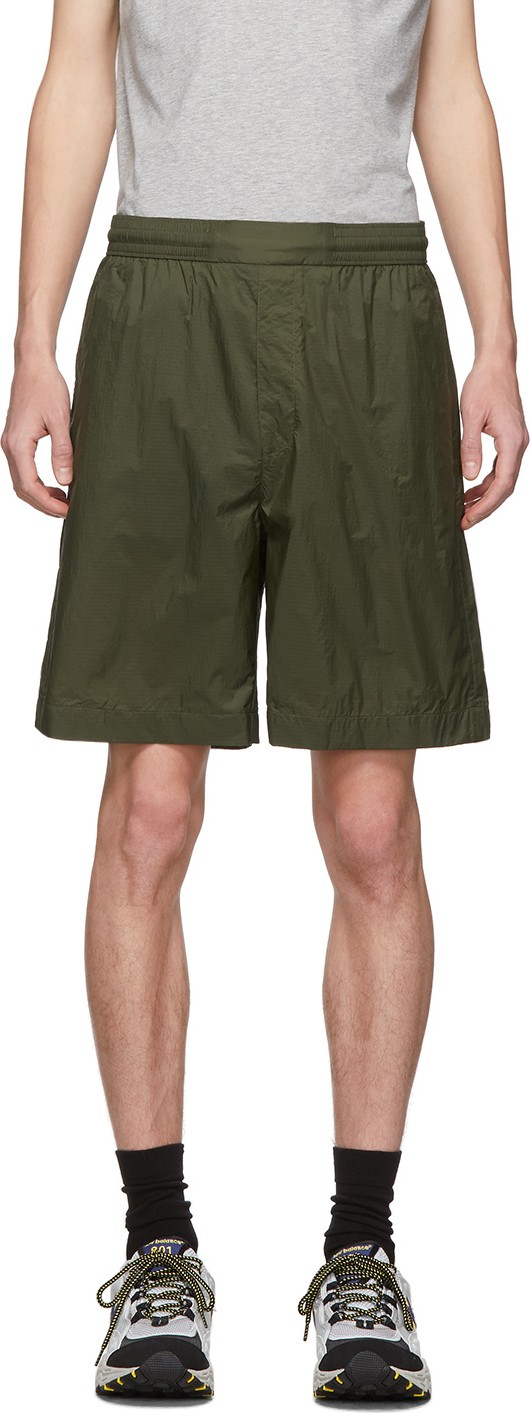 Acne Studios Green Ruben Shorts