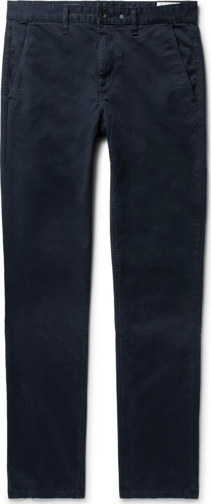 Rag & Bone Fit 2 Slim-Fit Garment-Dyed Cotton-Twill Chinos