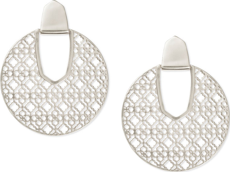 Kendra Scott Diane Door Knocker Earrings w/ Filigree