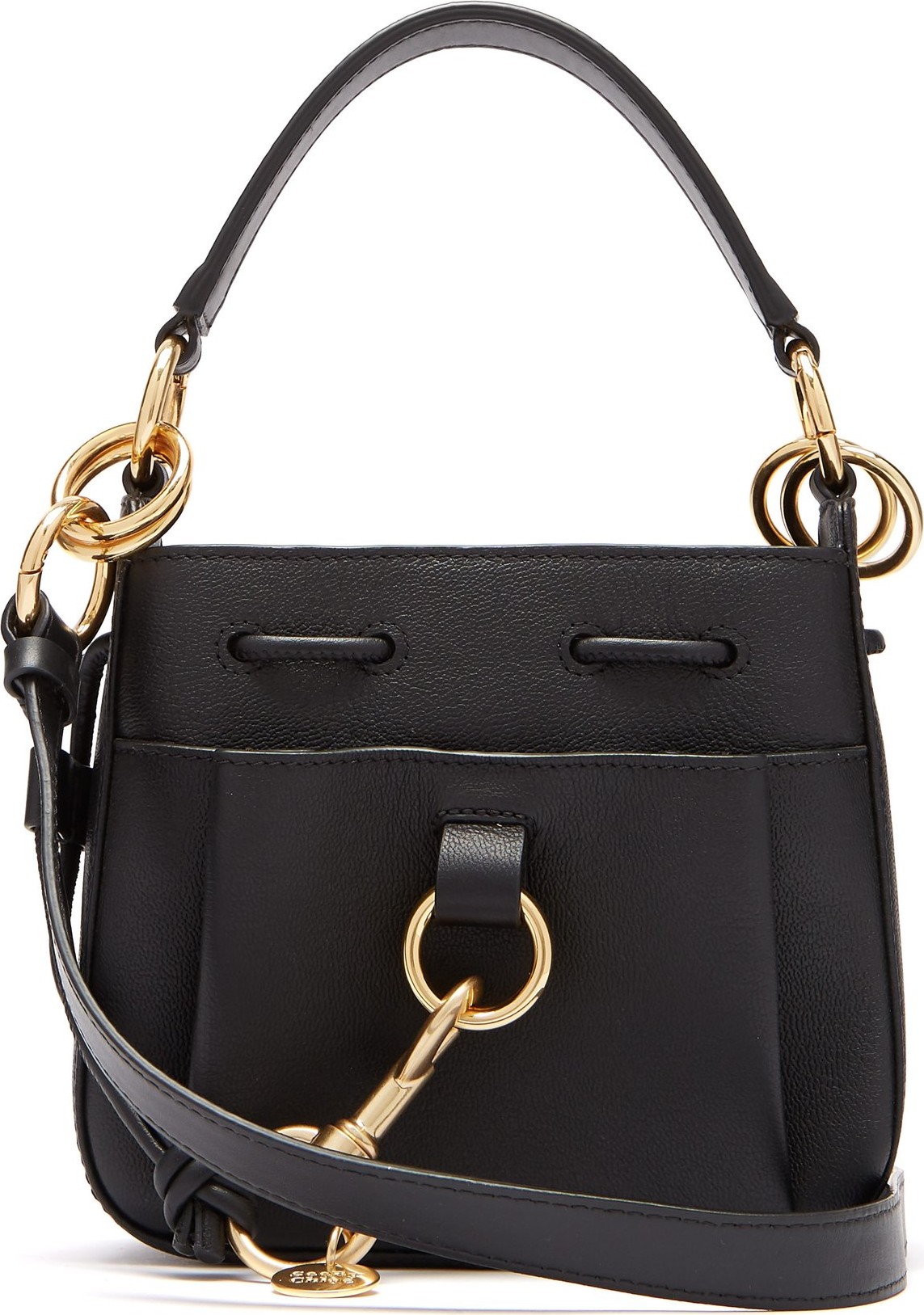 See By Chloé Tony small leather bucket bag