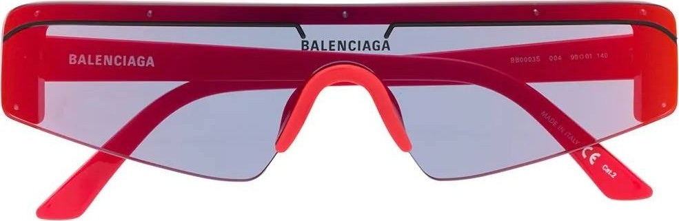 Balenciaga futuristic sunglasses