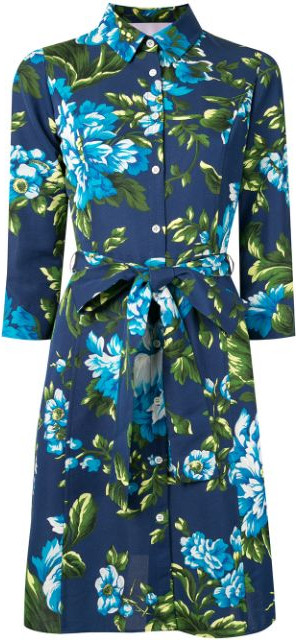 Carolina Herrera - Floral print shirt dress