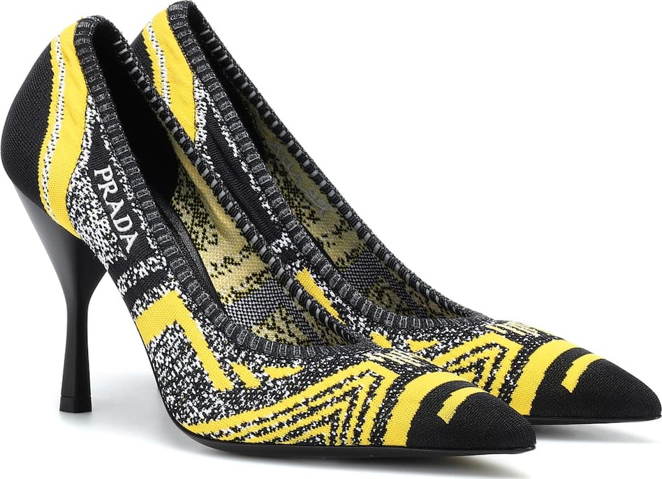 Prada Stretch-knit pumps