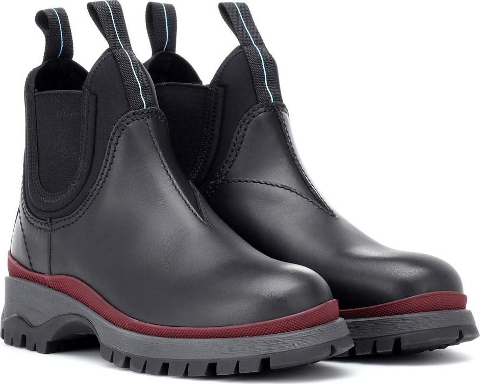 Prada Leather Chelsea boots
