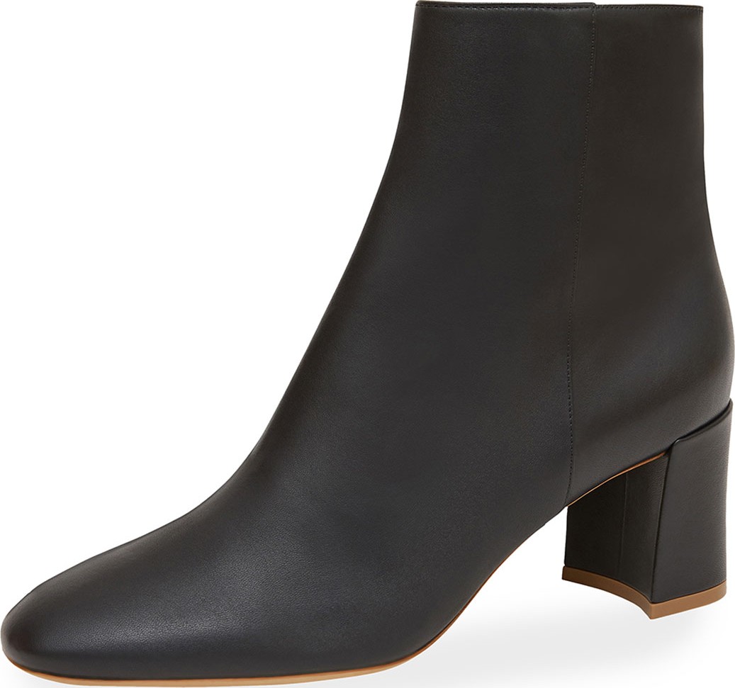 Mansur Gavriel Smooth Leather Ankle Boots