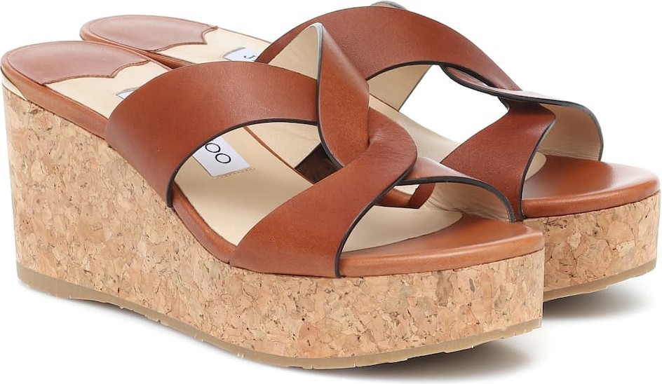 Jimmy Choo Atia 75 leather sandals