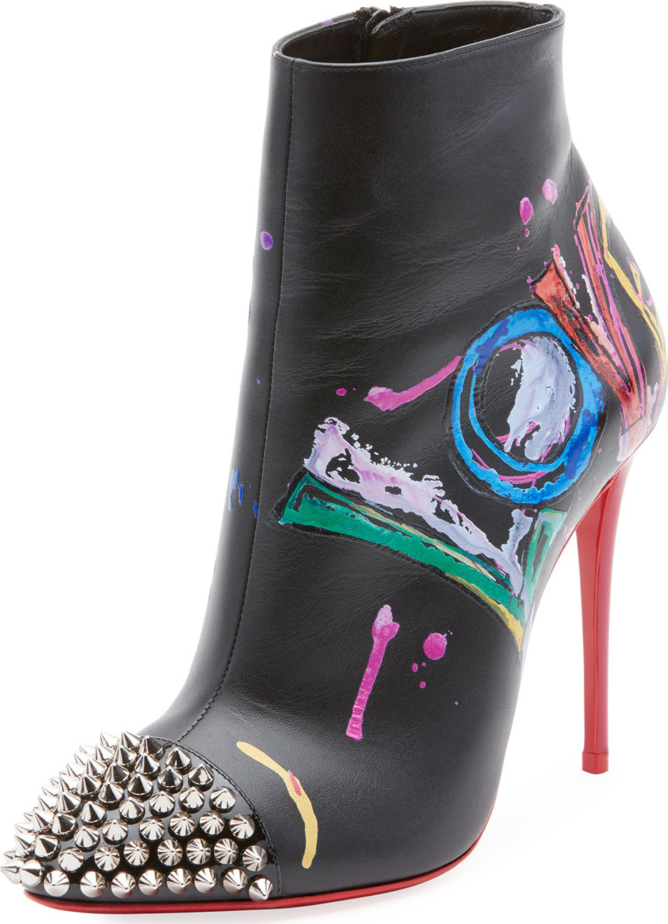 Christian Louboutin Love Is A Boot Red Sole Bootie