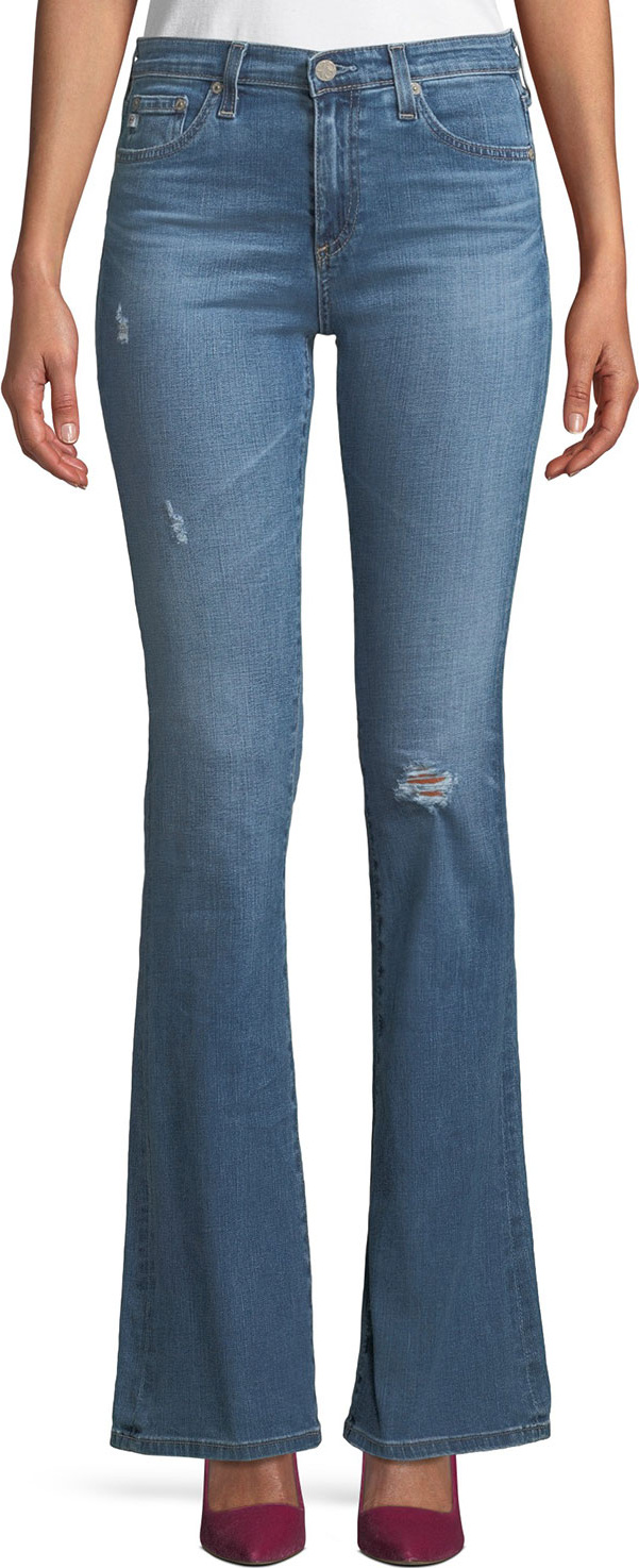 AG Jeans Angel 13 Years Mid-Rise Boot-Cut Jeans