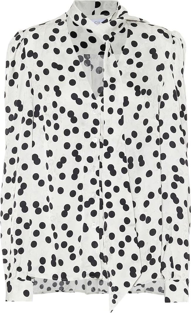 Racil Solange floral-jacquard blouse